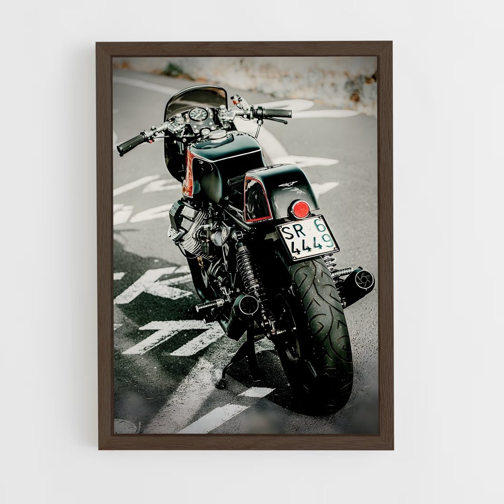 Poster Moto Guzzi élégant (vue 5)